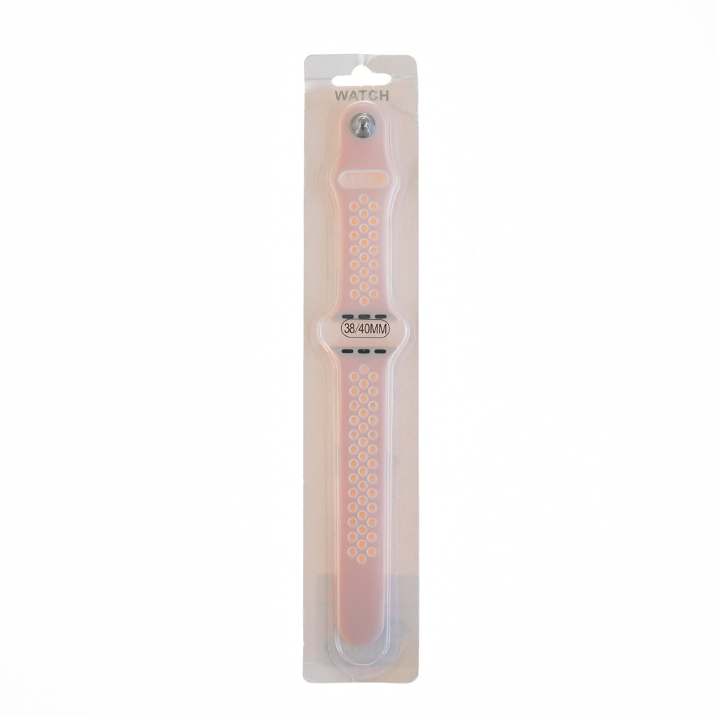 Accesorios el Rey Pulseras Tipo Nike Rosado Bebe / Blanco 38 Mm / 40 Mm / 41 Mm | TOP MOVIL Guatemala