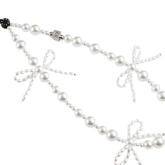 Accesorio Casetify strap de mano Pearl Bows White