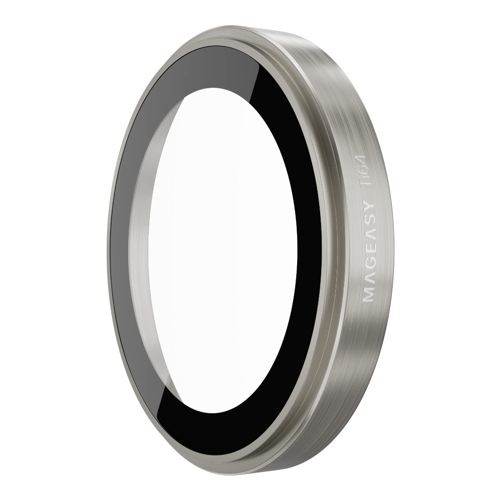 Accesorio mageasy vidrio templado camara iphone 16 pro max - iphone 16 pro lenz sapphire lens protector for 2024 iphone 3 lenses color gris