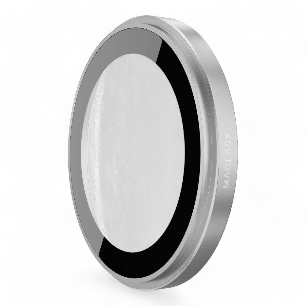 Accesorio mageasy vidrio templado camara iphone 16 lenz sapphire lens protector 2 lenses / 2 lenses large color blanco