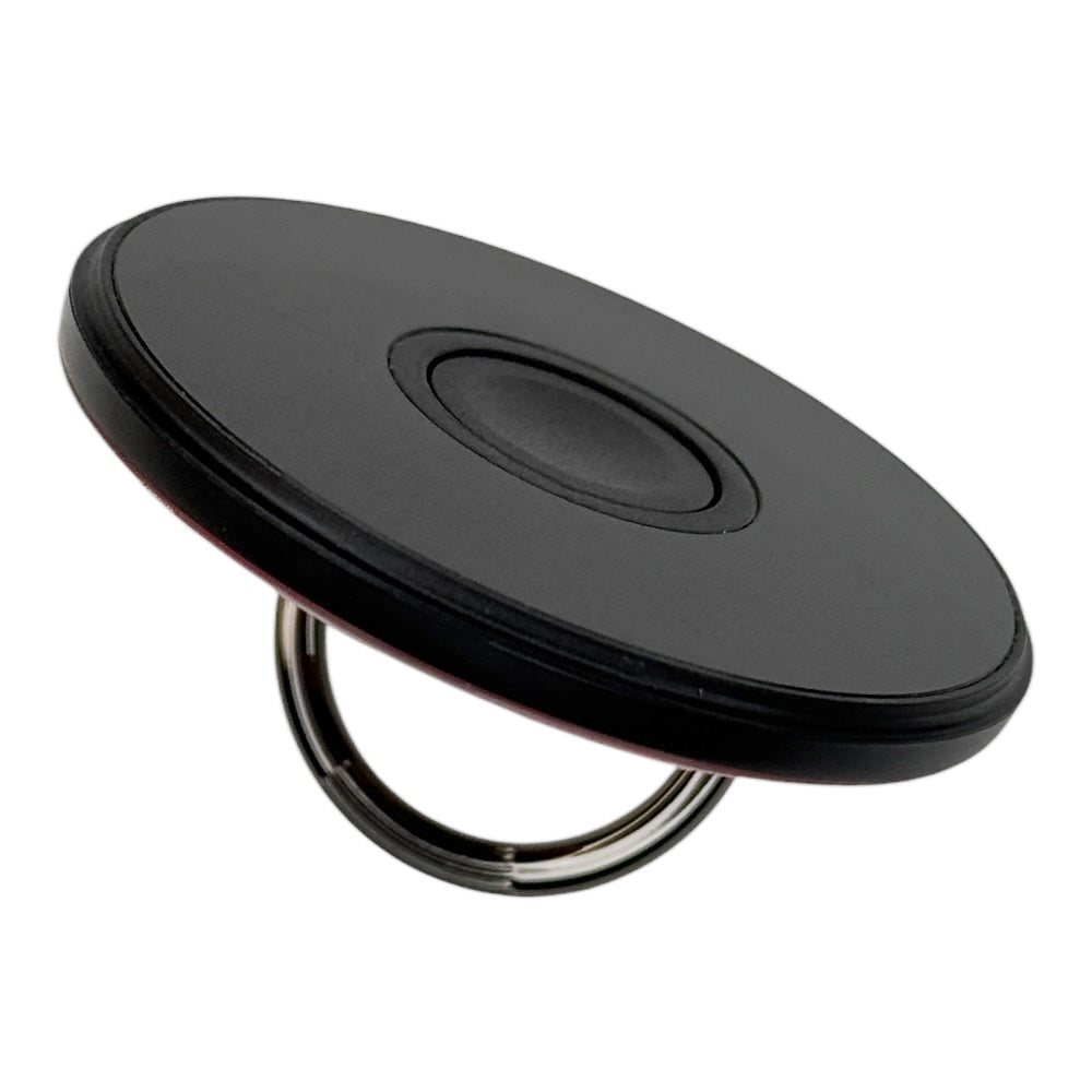Accesorio casetify artist snappy mirror ring holder color negro