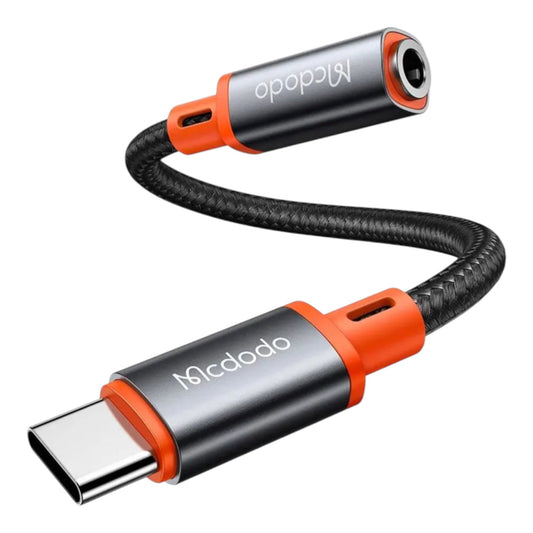 Adaptador McDodo Ca-7561 Tipo C a 3.5mm - Gris | TOP MOVIL Guatemala