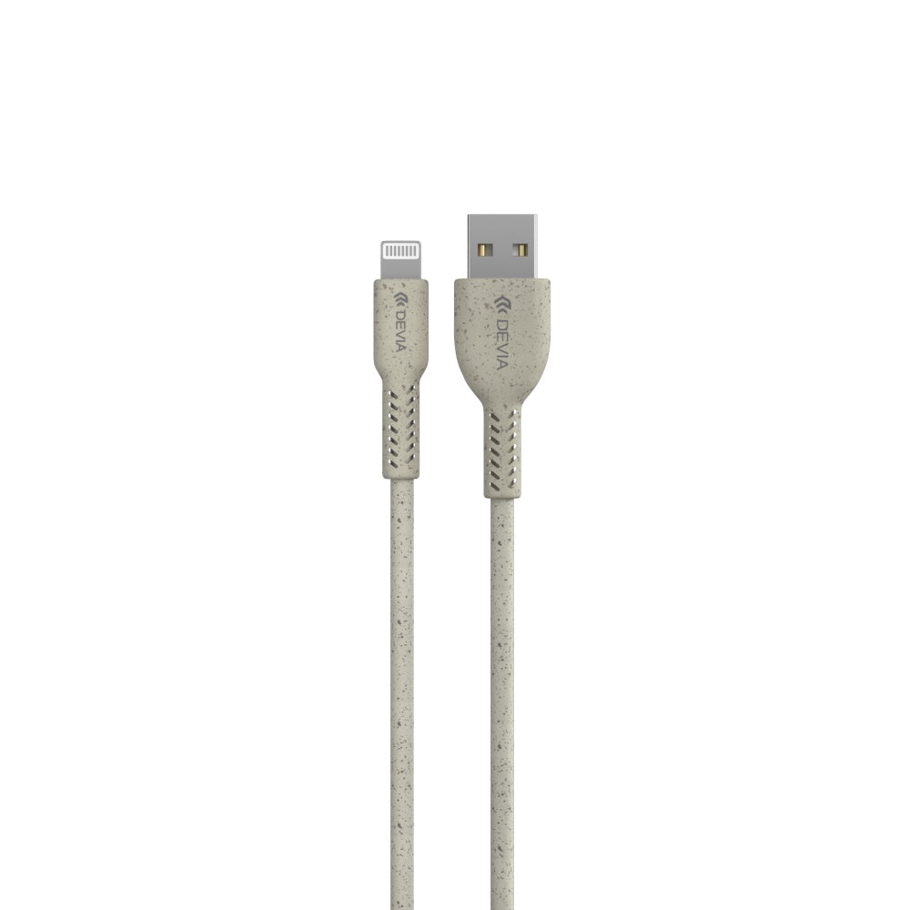 Cable Devia USB Organico Opcion 2 Cable USB To Lightning Color Beige | TOP MOVIL Guatemala
