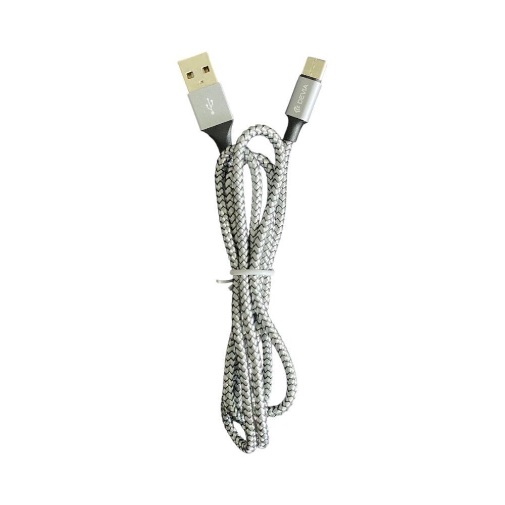 Cable Devia USB Tipo C Bubble Fish Series Color Negro