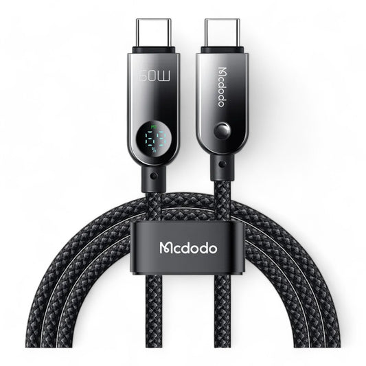 Cable McDodo USB-C 60W con Pantalla Digital - 0511102400150157