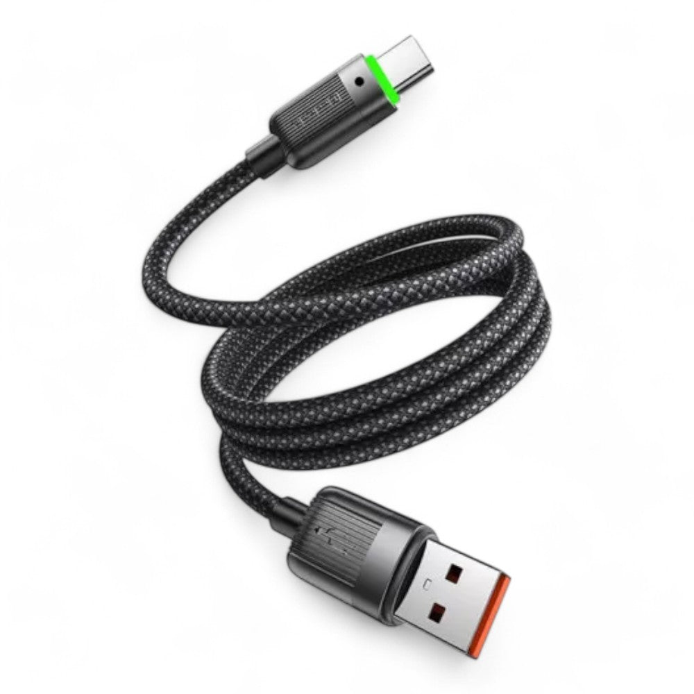 Cable mcdodo usb ca-5650 usb-a to usb-c magnetic self-winding cable 480mbps color negro