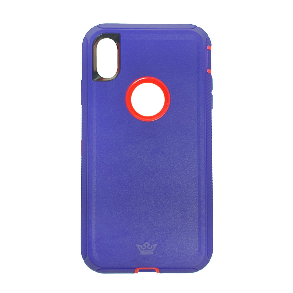 Case el Rey Defender Morado para iPhone XS Max | TOP MOVIL Guatemala