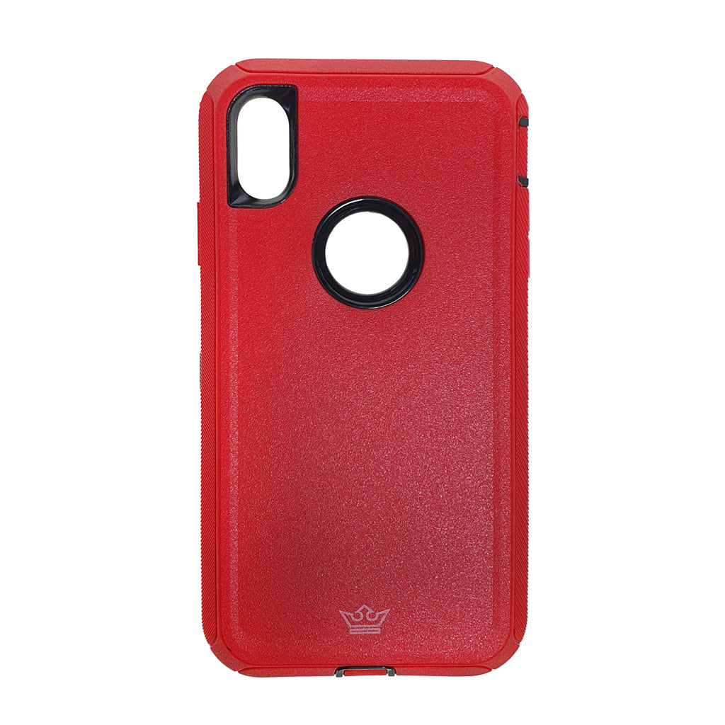 Case El Rey Defender iPhone XS Max Rojo - Top Movil Guatemala