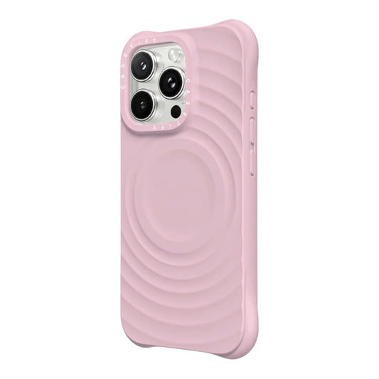 Estuche CASETiFY MagSafe Ripple para iPhone 17 Pro Max - rosado