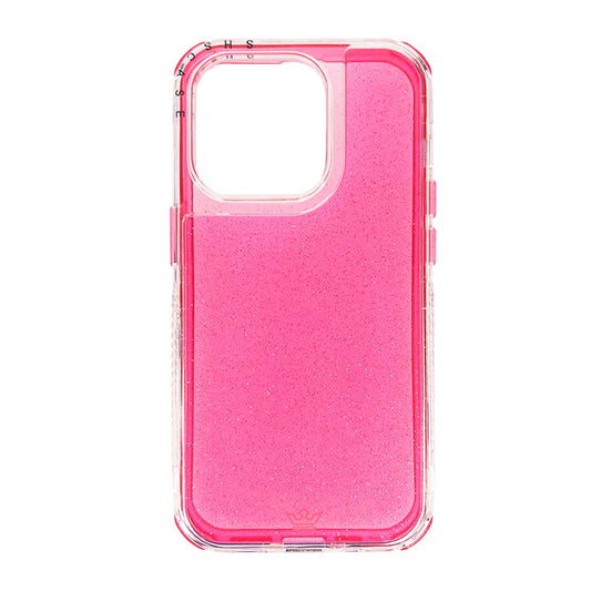 Case el Rey Glitter Defender Fucsia para iPhone 14 - 0704101100220079