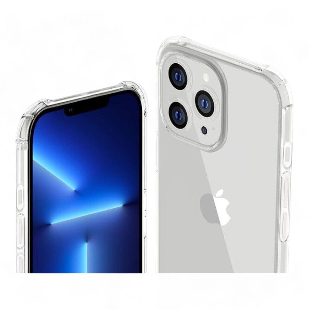 Estuche transparente el rey hard case apple iphone 15 pro color transparente