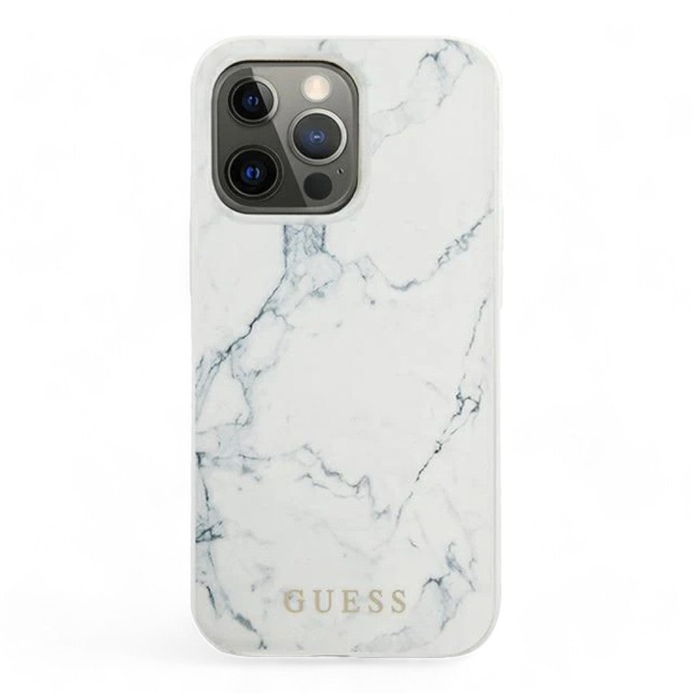 Estuche Guess Mármol Blanco para iPhone 13 Pro - 0704506000130041