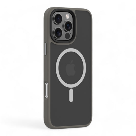 Estuche Devia MagSafe iPhone 16 Plus - Pino Series Gris Oscuro - 0706205700200092