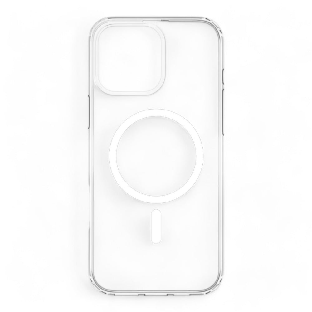 Estuche devia magsafe iphone 16 pro pure clear magnetic shockproof case color transparente