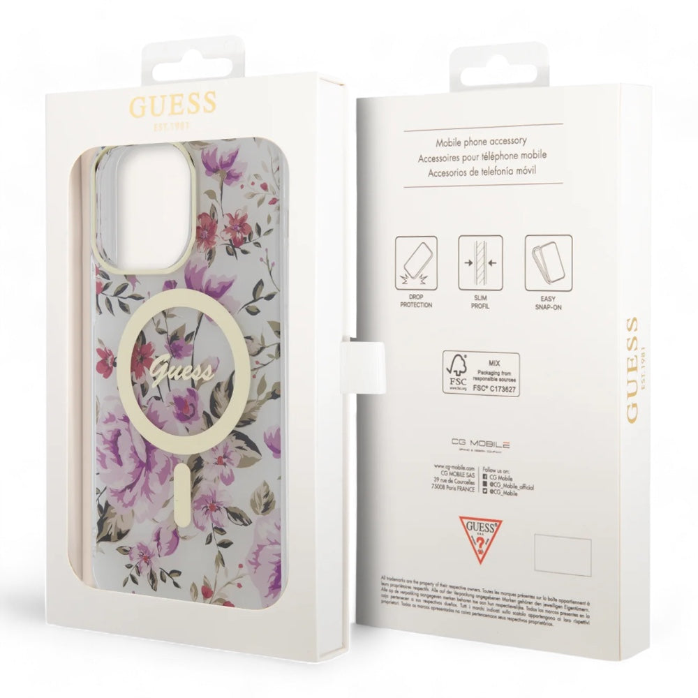 Estuche GUESS MagSafe iPhone 15 Pro Morado - 0706206000020134