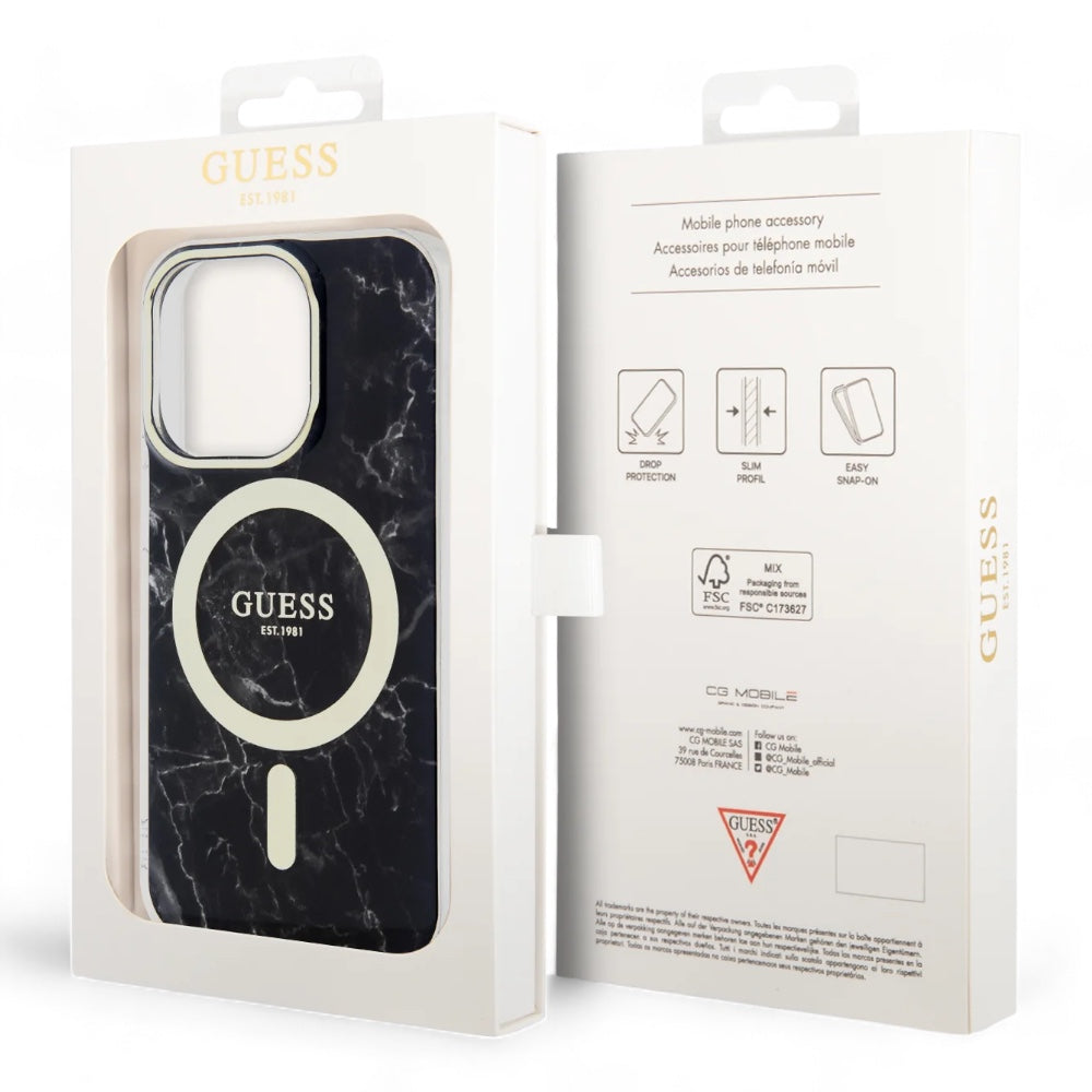 Estuche GUESS MagSafe iPhone 15 Pro - Negro - 0706206000040157