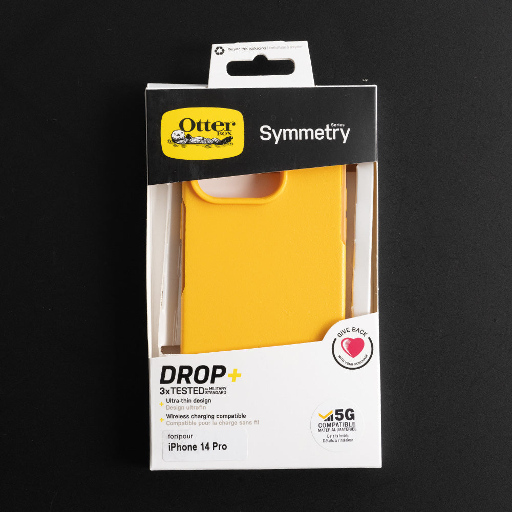 Estuche OtterBox Symmetry Amarillo para iPhone 14 Pro - 0710002800180002