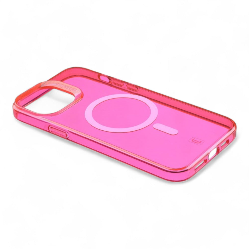 Estuche otterbox symmetry iphone 15 magsafe color glitter color transparente