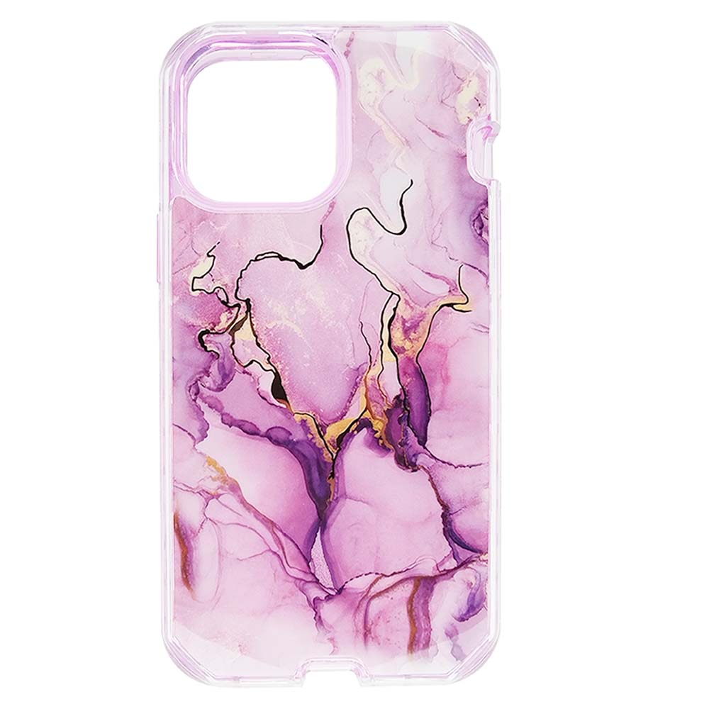 Case el Rey Marble Defender | iPhone 13 Pro Max | Morado