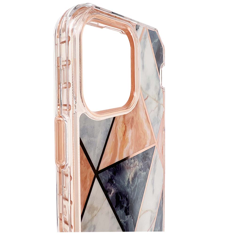 Case el Rey Marble Defender | iPhone 13 Pro Max | Naranja