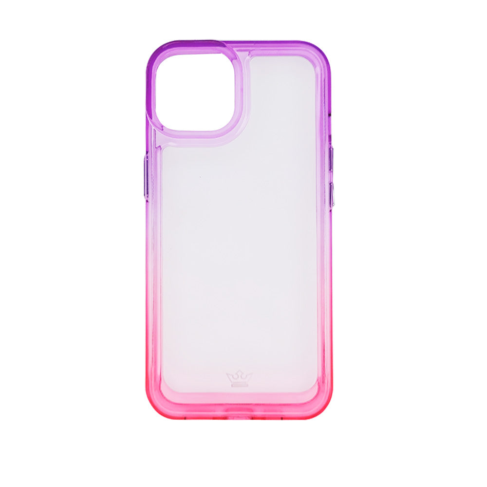 Estuche Clásico El Rey Degrade para iPhone 14 - Morado/Rosado - 0713201100400258
