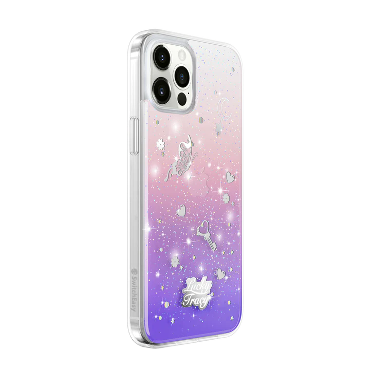 Estuche clasico switcheasy lucky apple iphone 12 , iphone 12 pro color twilight