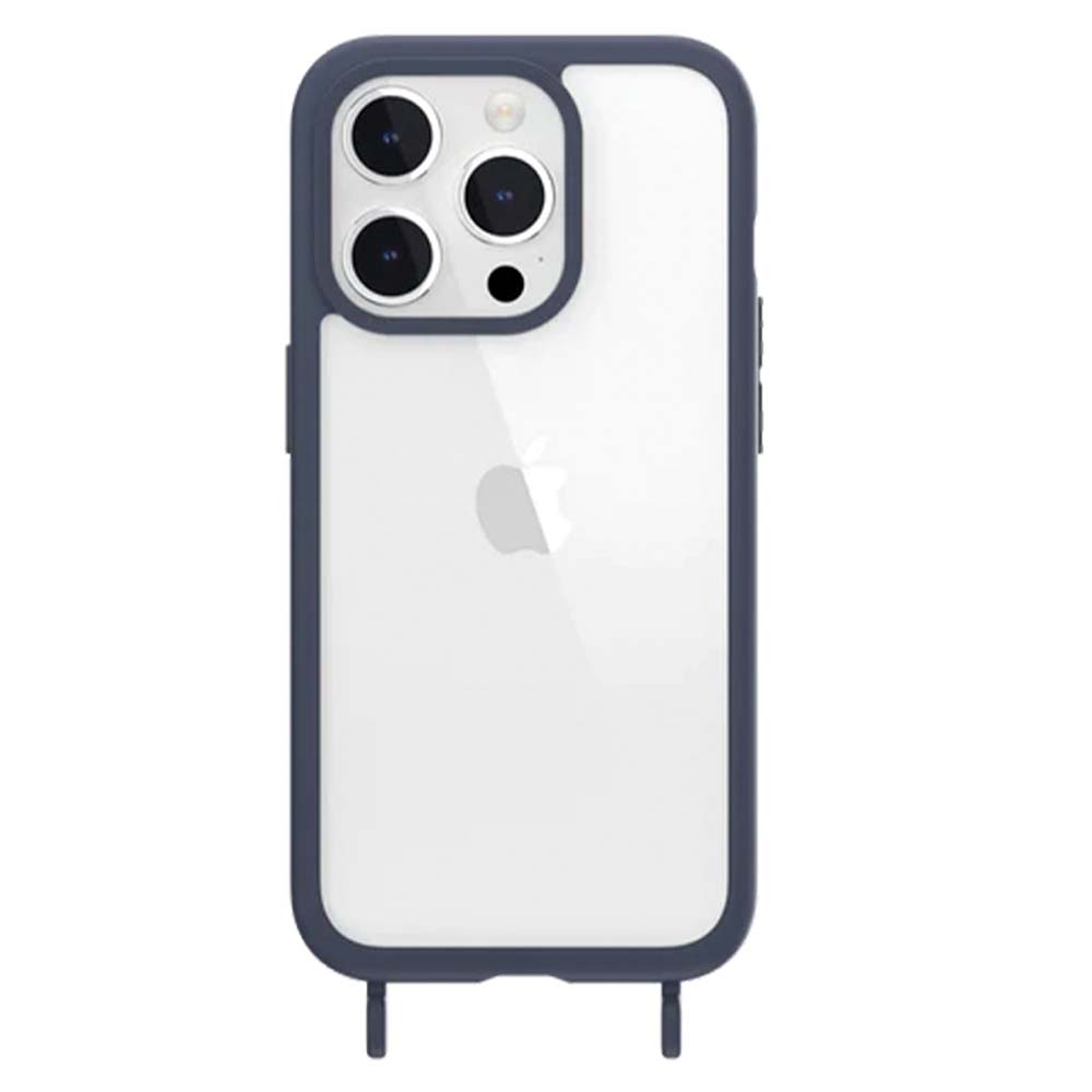 Estuche mageasy roam iphone 15 pro roam + strap color azul