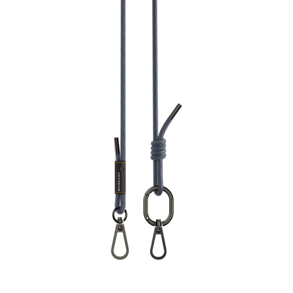 Estuche mageasy roam iphone 15 pro roam + strap color azul