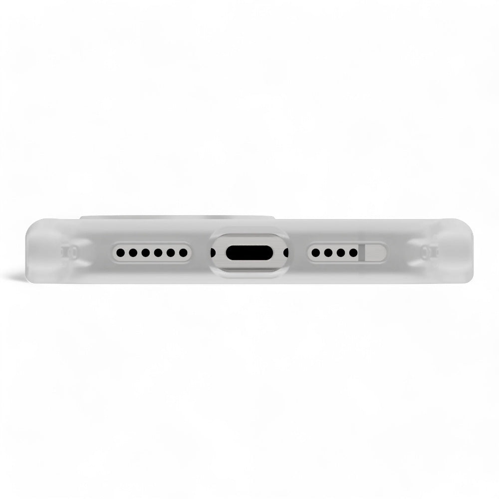 Estuche mageasy roam iphone 16 pro roam m shockproof protective case with lanyard color transparente/negro