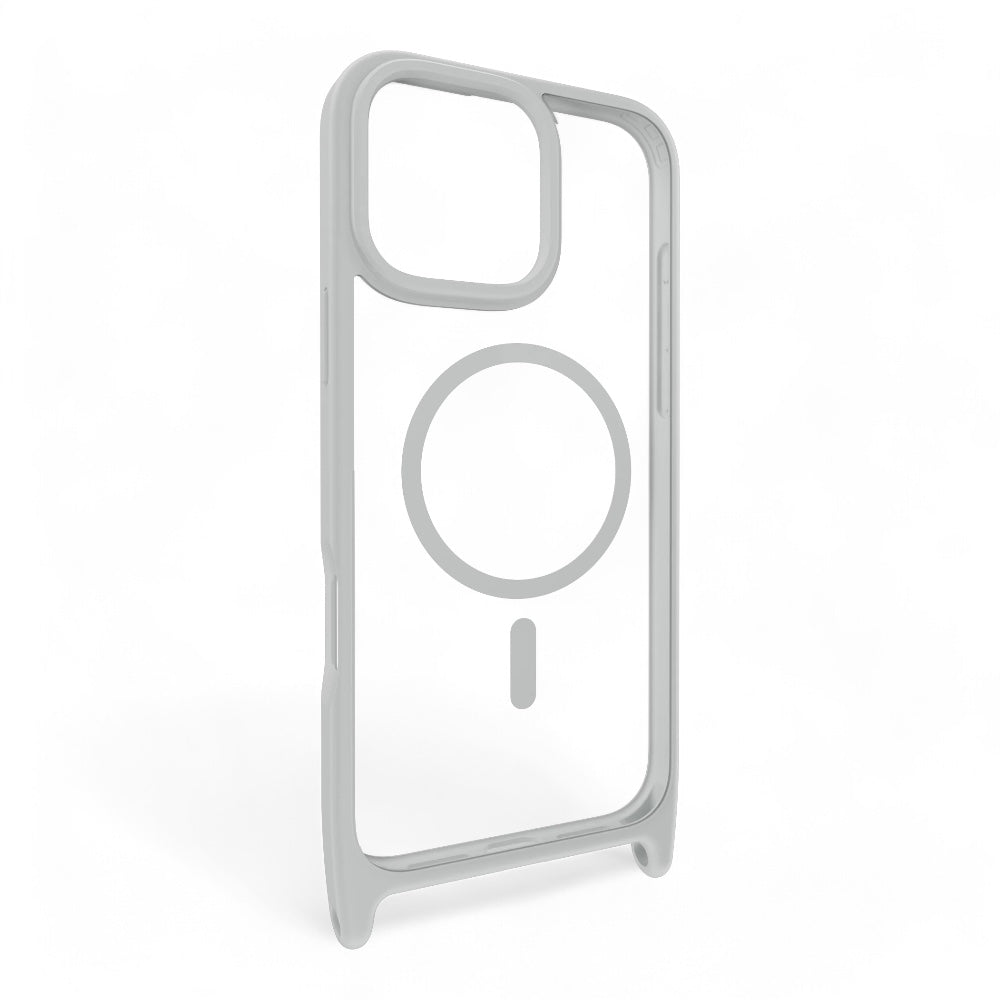 Estuche mageasy roam iphone 16 pro max roam m shockproof protective case with lanyard color transparente/negro