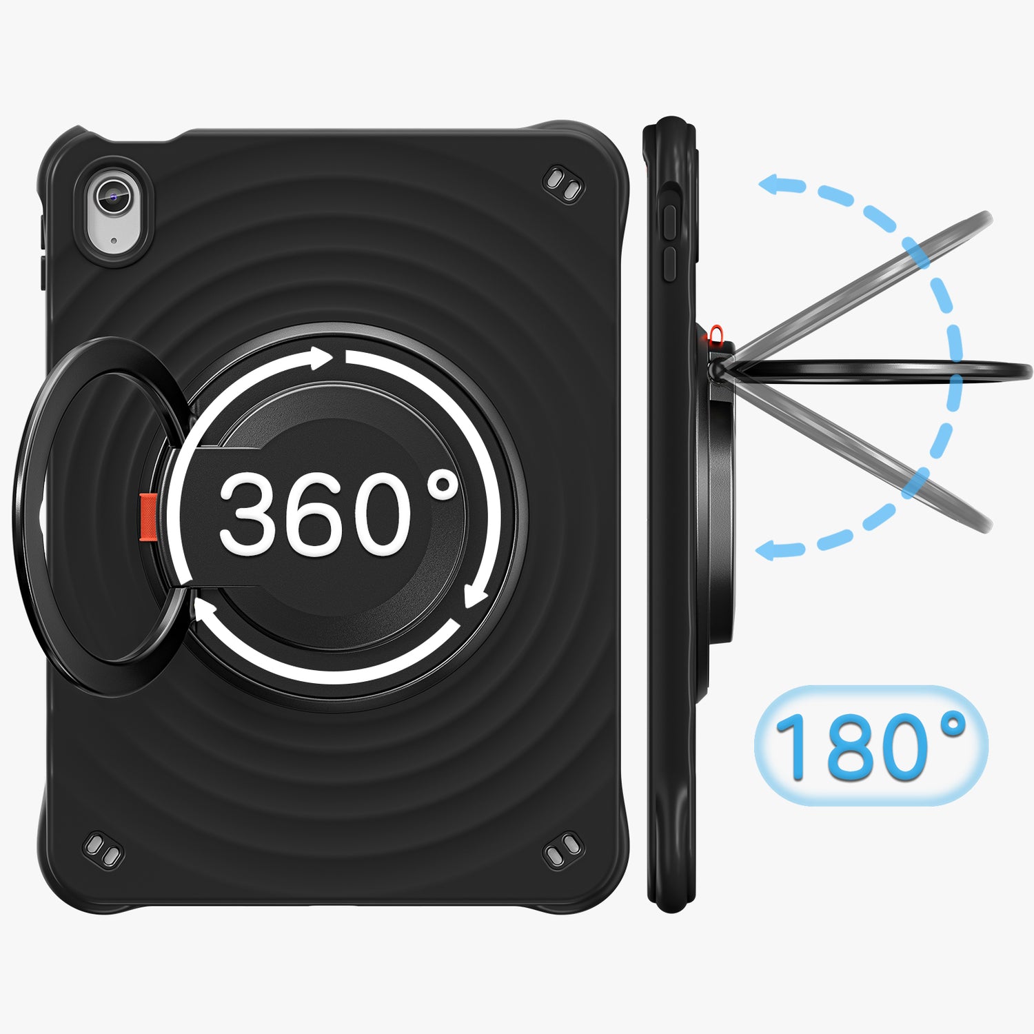 Estuche chief engineer b series modelo ipad 10 th color negro con strap