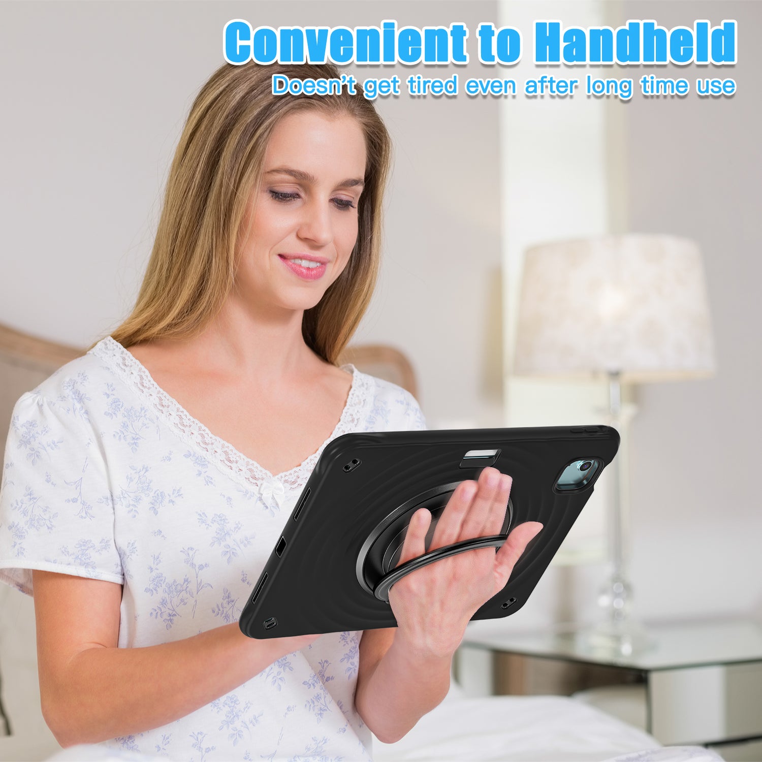 Estuche chief engineer b series modelo ipad air 11 2024 color negro con strap