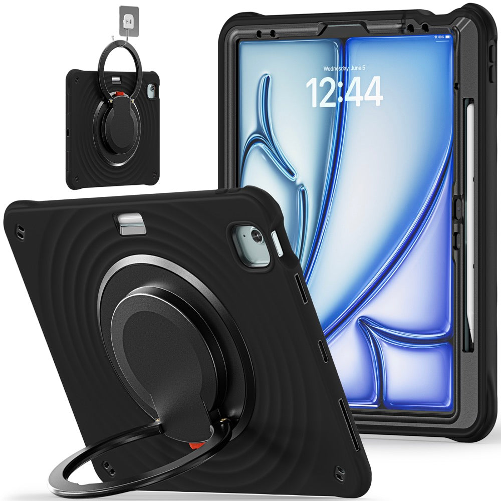 Estuche chief engineer b series modelo ipad air 13 2024 color negro con strap