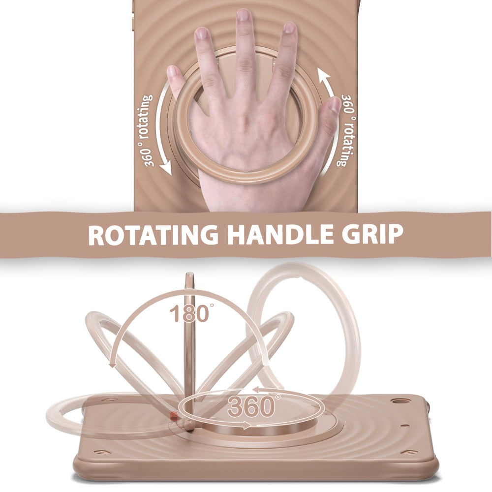 Estuche chief engineer b series modelo ipad 10.2 color cafe con strap