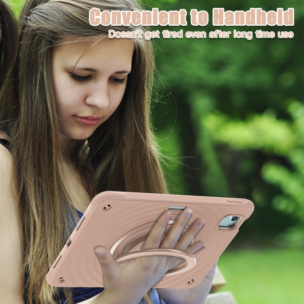 Estuche chief engineer b series modelo ipad air 11 2024 color cafe con strap