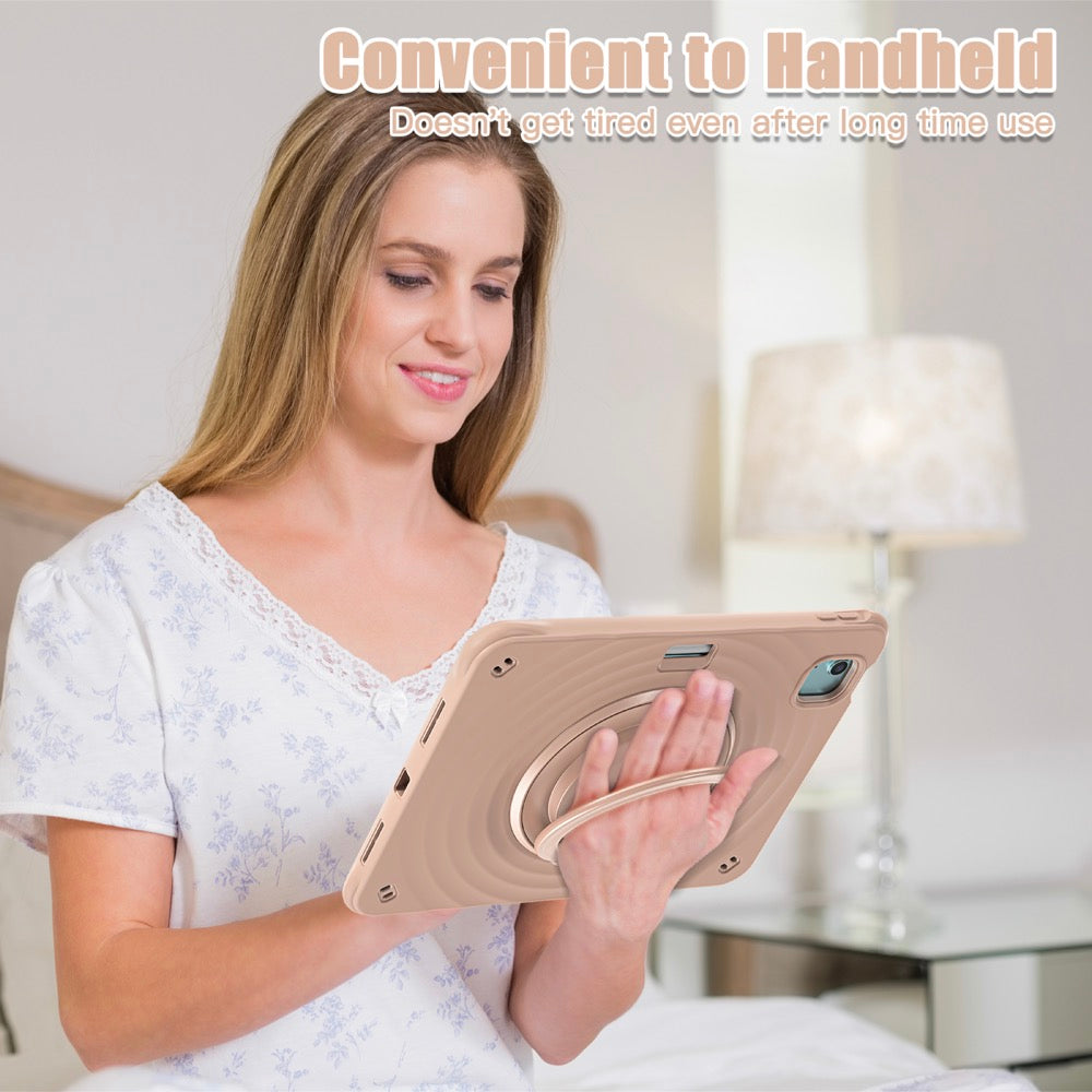 Estuche chief engineer b series modelo ipad air 11 2024 color cafe con strap