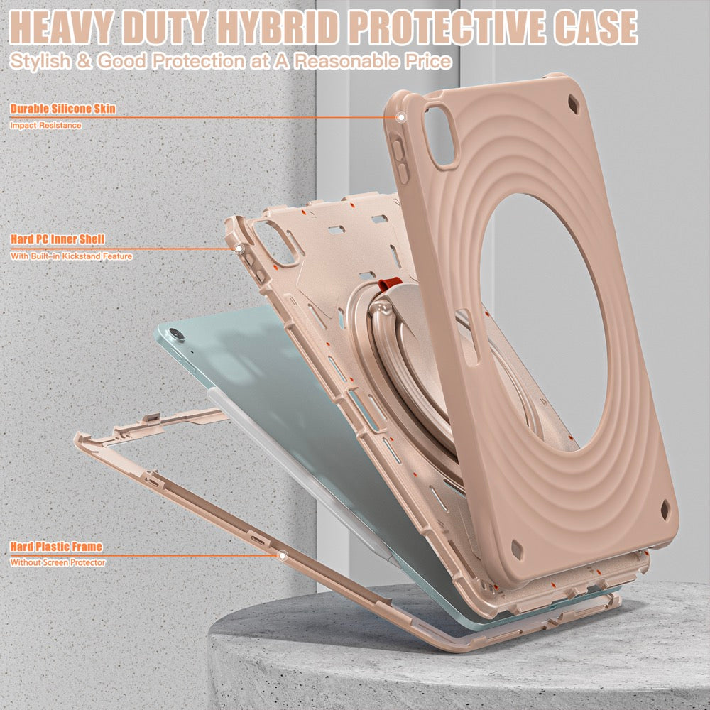 Estuche chief engineer b series modelo ipad air 13 2024 color cafe con strap