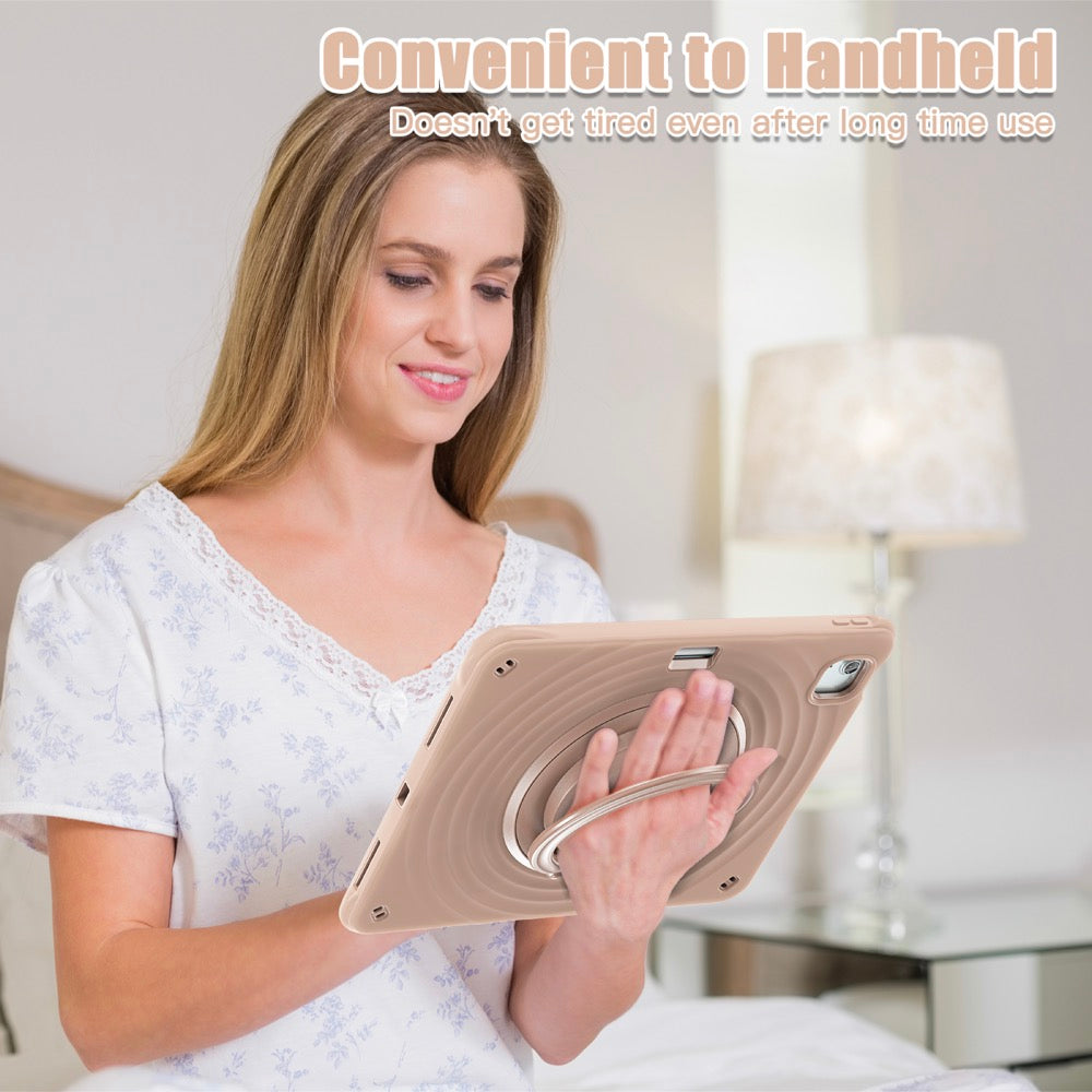 Estuche chief engineer b series modelo ipad air 13 2024 color cafe con strap