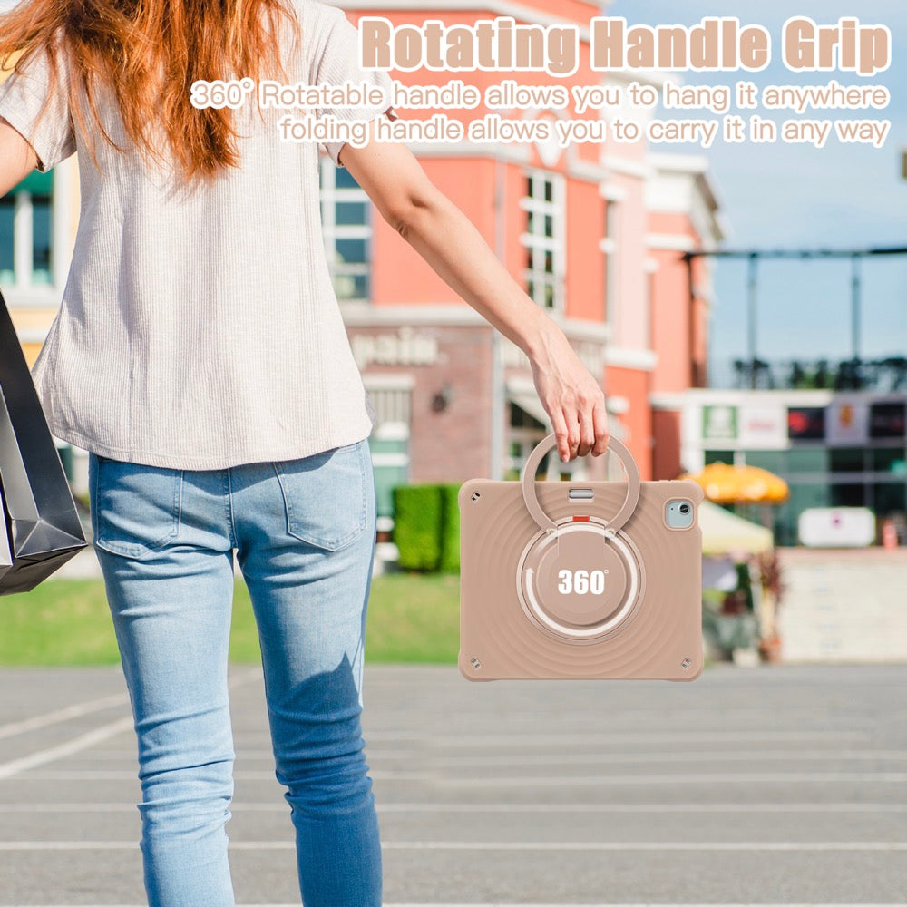 Estuche chief engineer b series modelo ipad air 13 2024 color cafe con strap