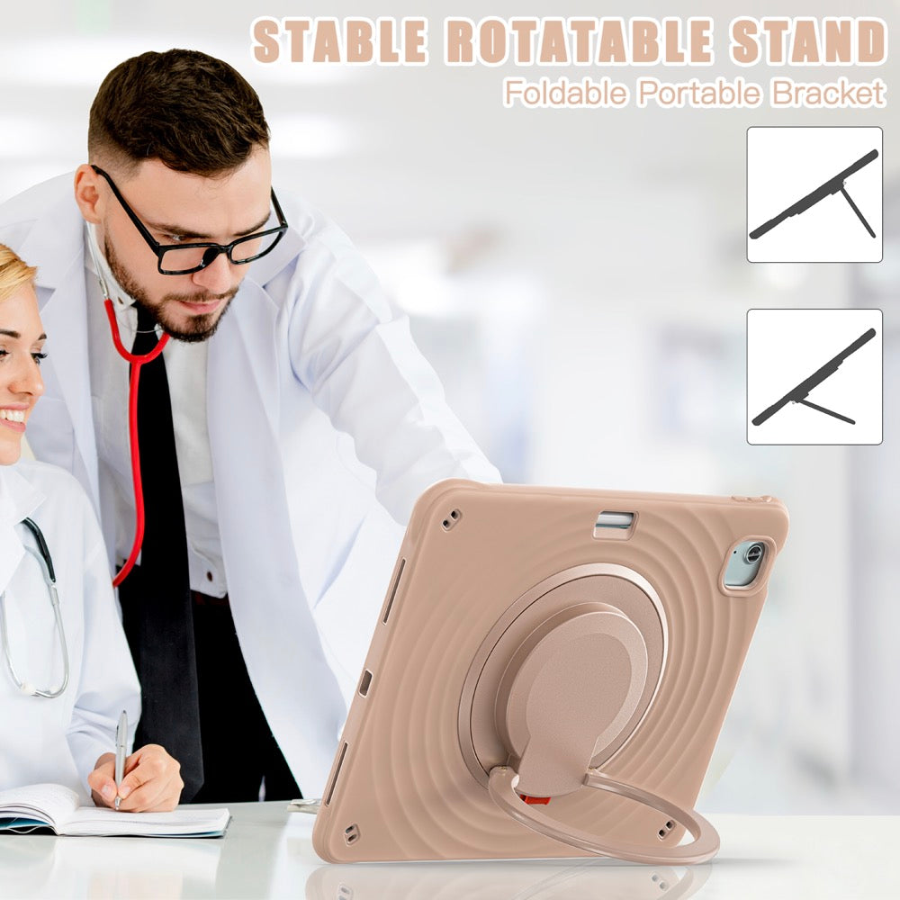 Estuche chief engineer b series modelo ipad air 13 2024 color cafe con strap