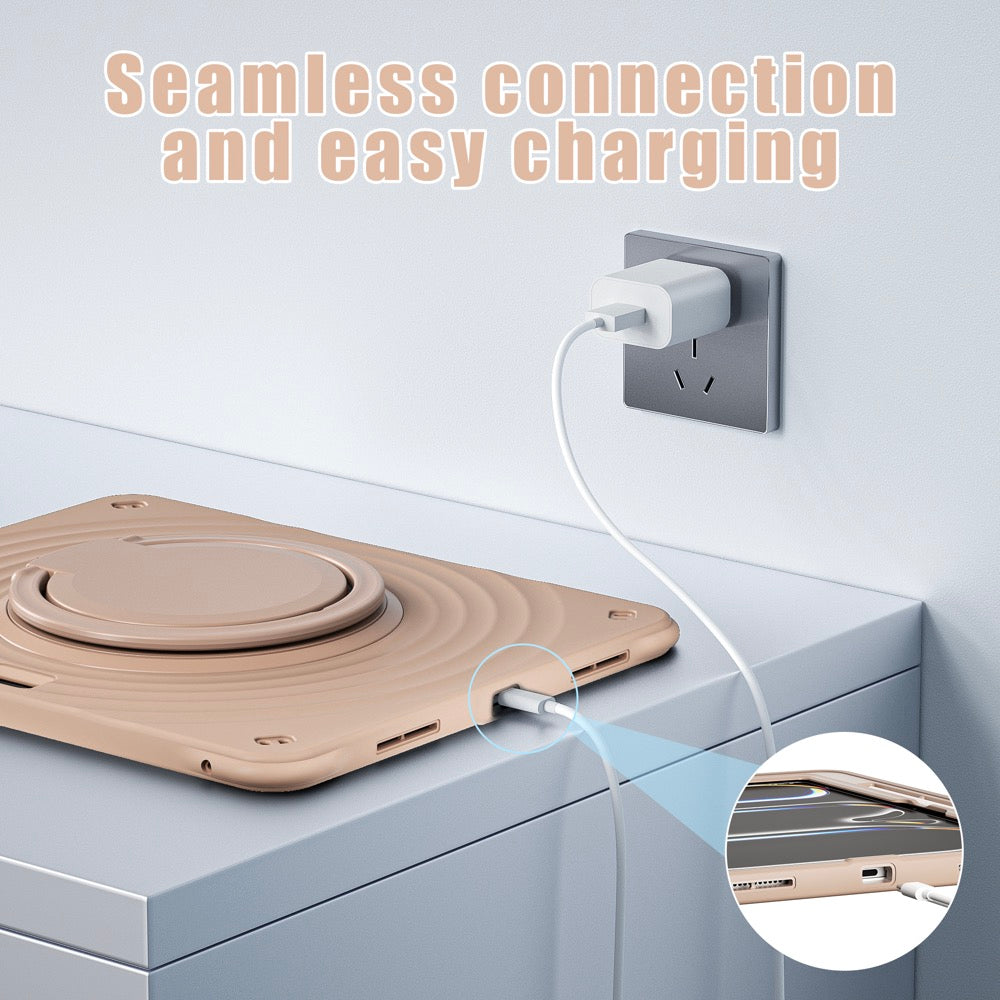 Estuche chief engineer b series modelo ipad pro 13 2024 color cafe con strap