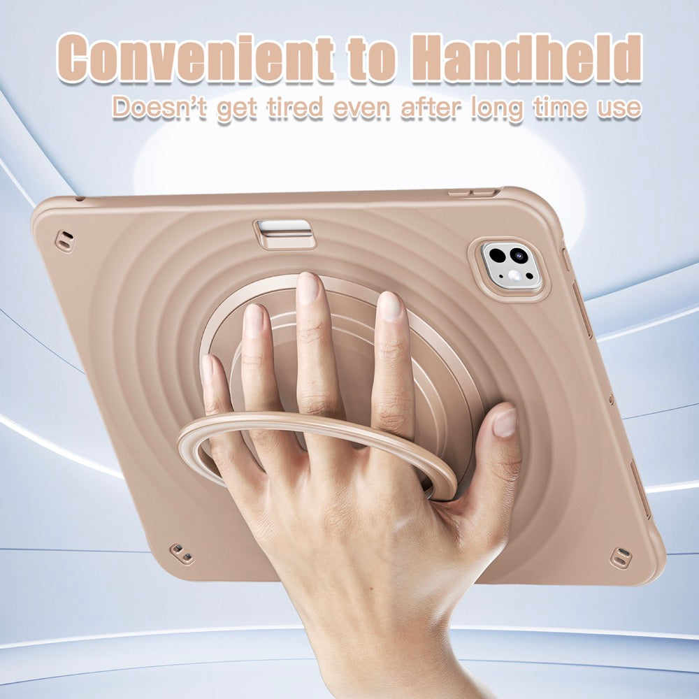 Estuche chief engineer b series modelo ipad pro 13 2024 color cafe con strap