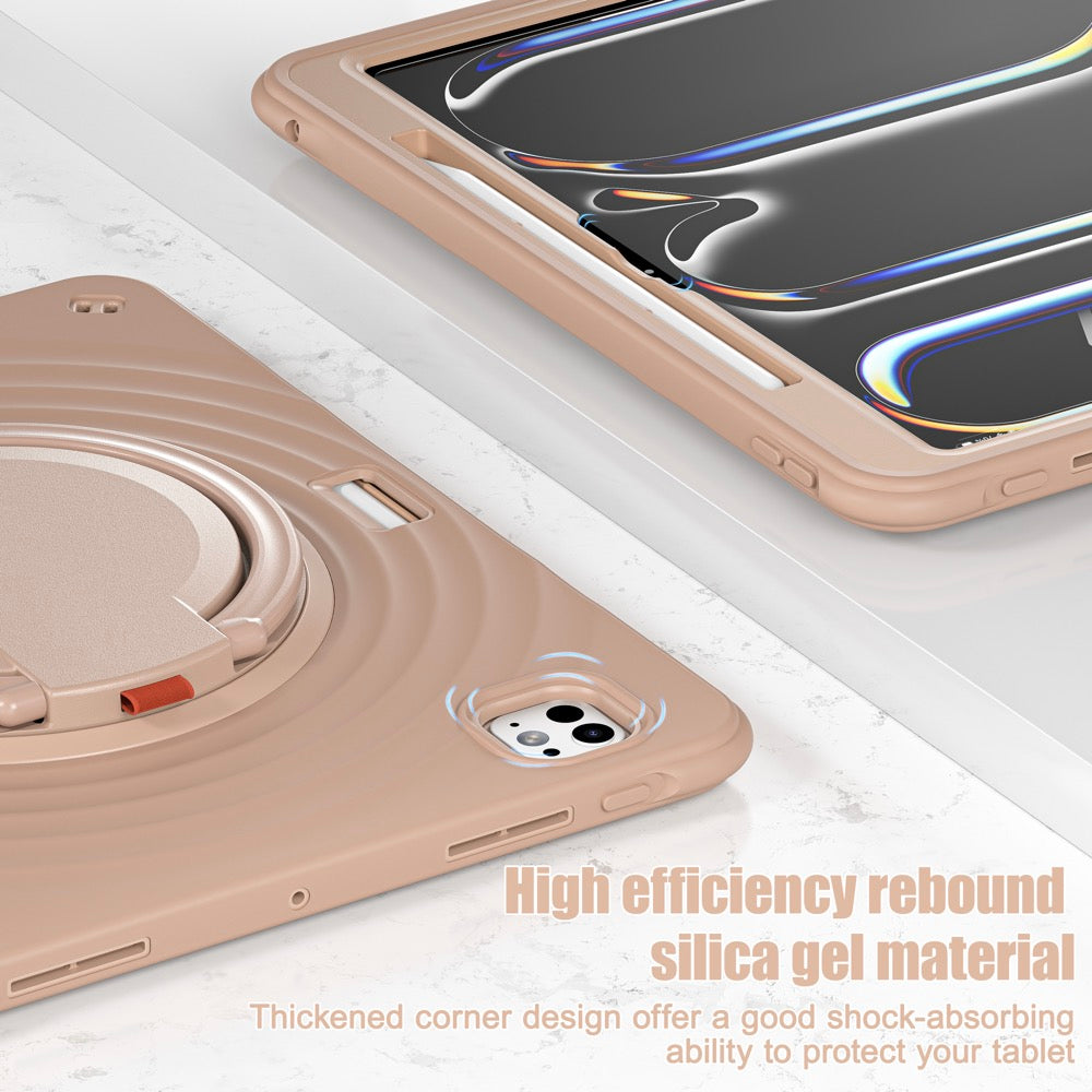 Estuche chief engineer b series modelo ipad pro 13 2024 color cafe con strap