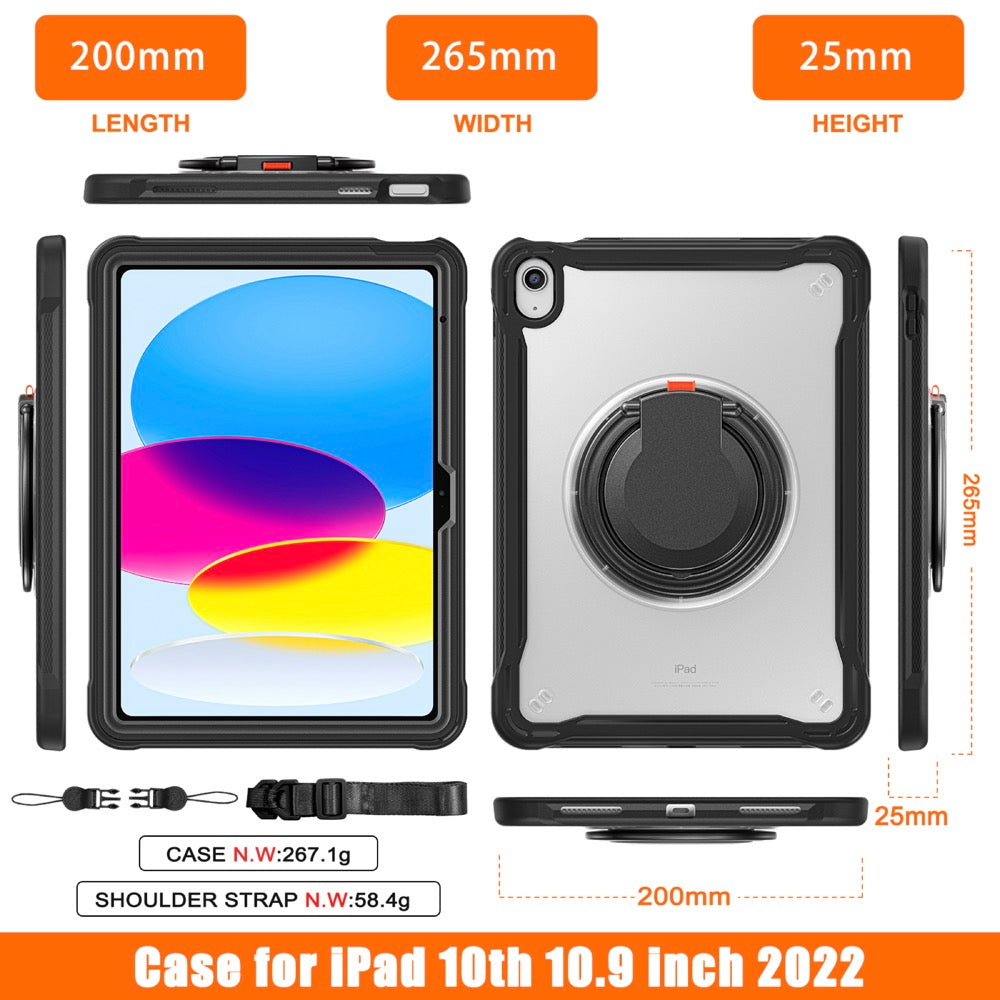 Estuche popeye b series modelo ipad 10 th color transparente sin strap