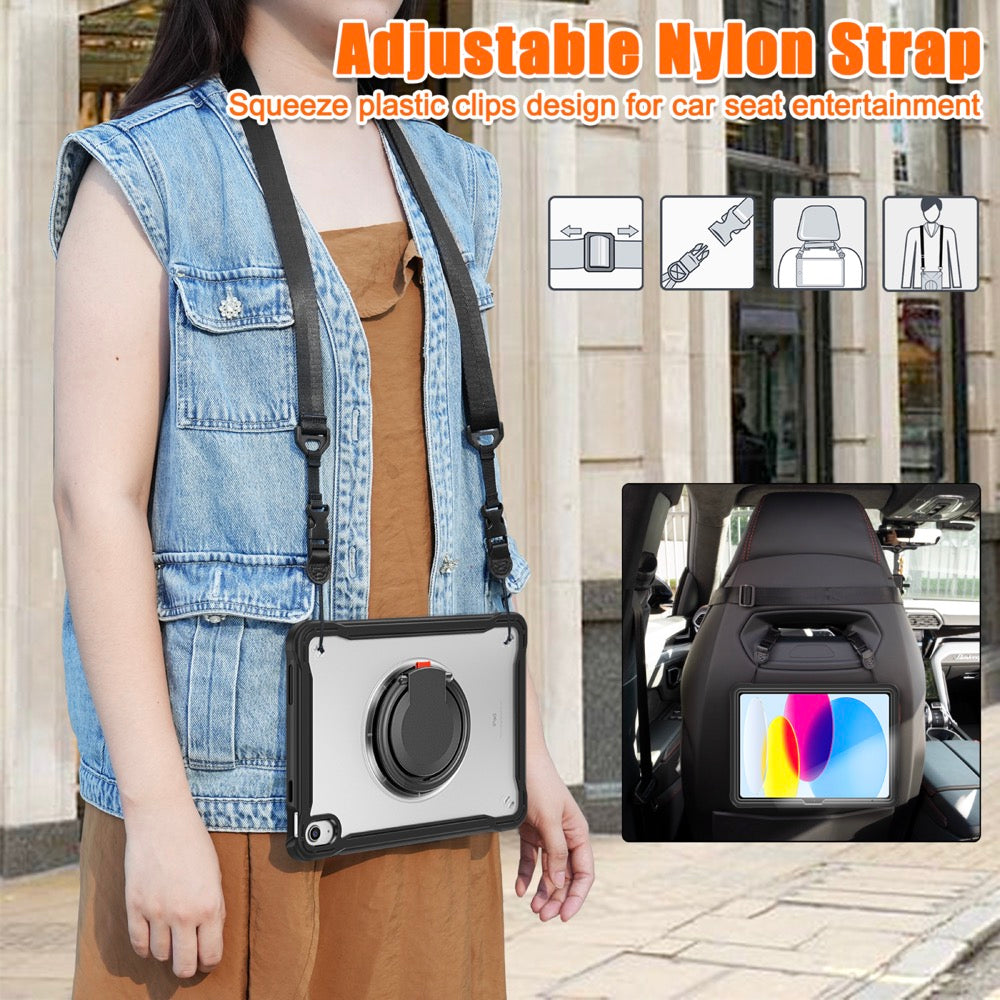 Estuche popeye b series modelo ipad 10 th color transparente sin strap