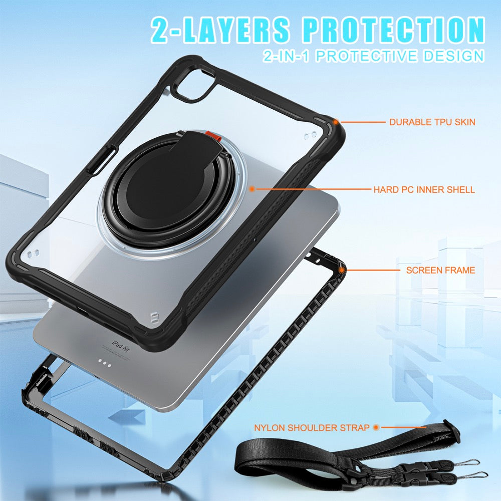 Estuche popeye b series modelo ipad air 11 2024 color transparente sin strap