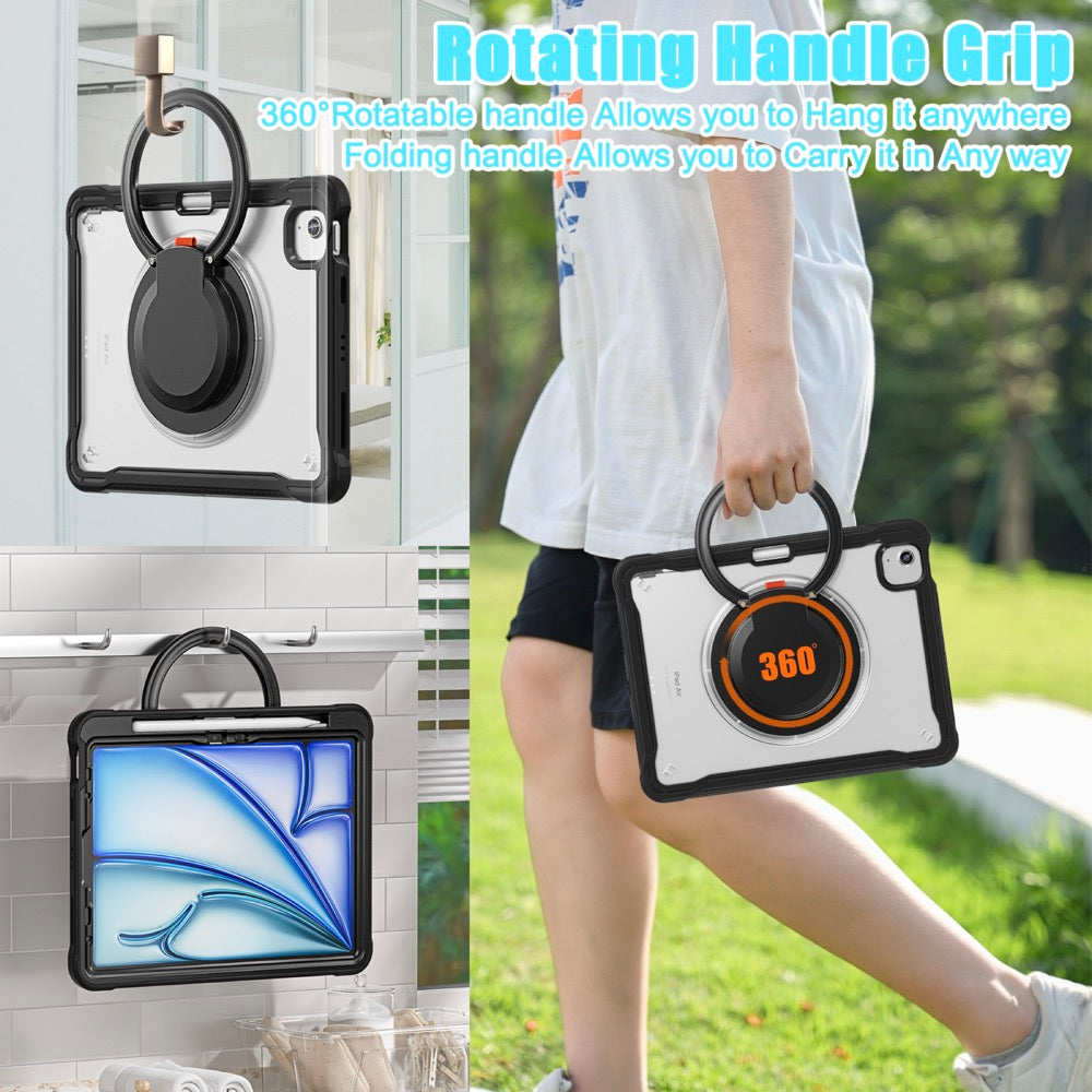 Estuche popeye b series modelo ipad air 11 2024 color transparente sin strap