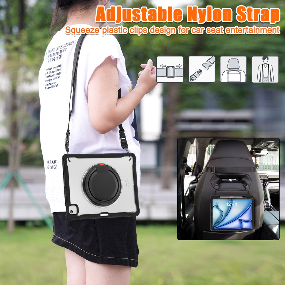 Estuche popeye b series modelo ipad air 13 2024 color transparente sin strap