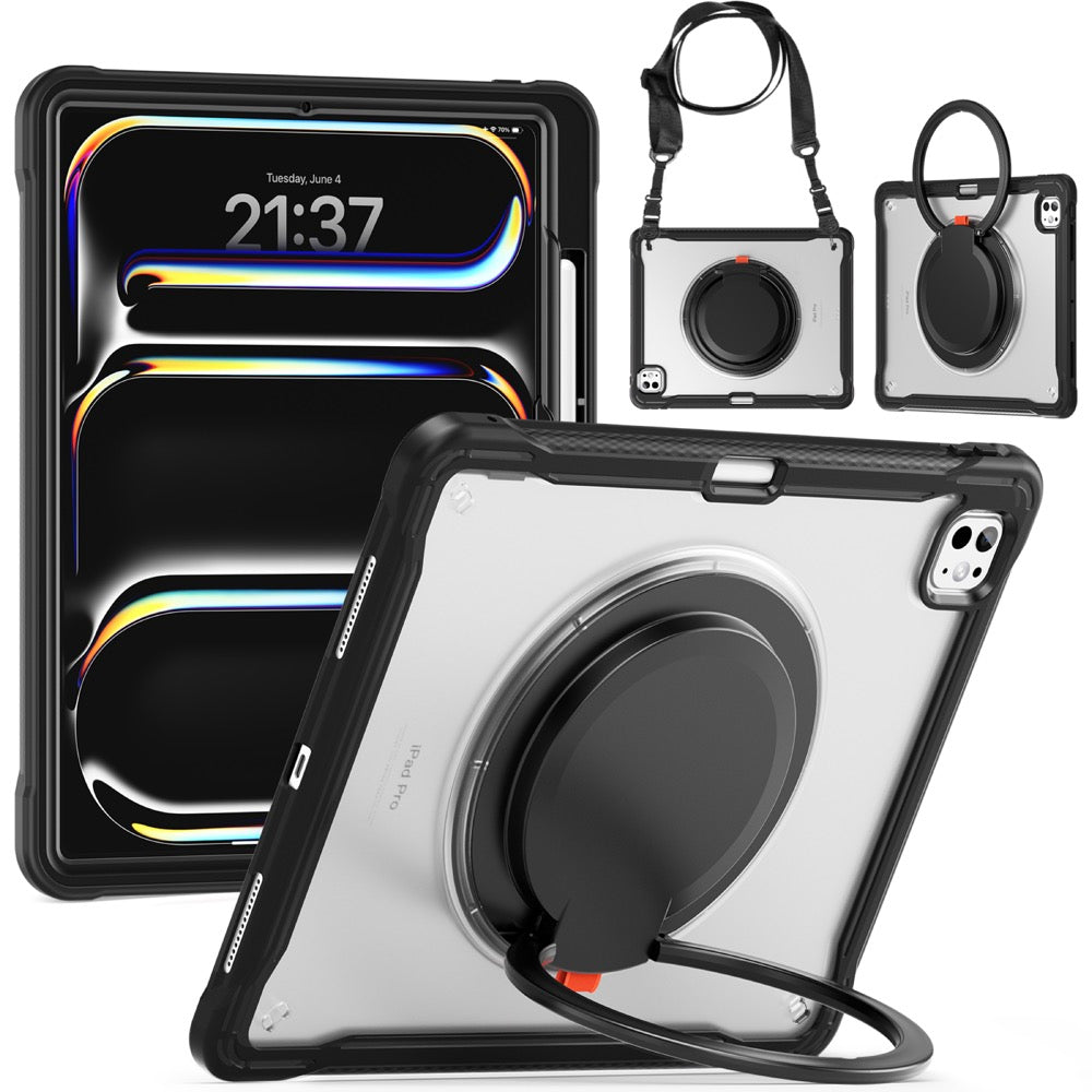 Estuche popeye b series modelo ipad pro 13 2024 color transparente sin strap