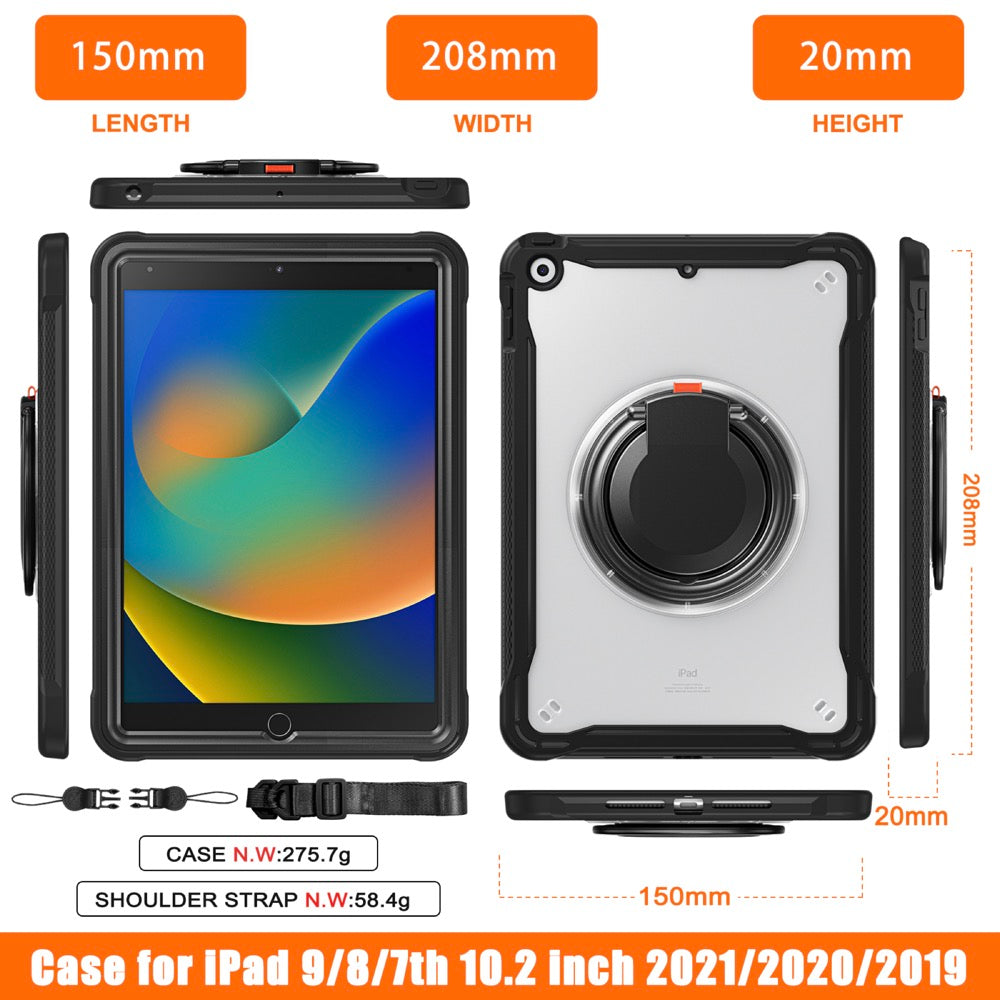 Estuche popeye b series modelo ipad 10.2 color transparente sin strap